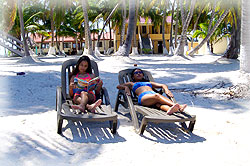 Blue Marlin Lodge on Southwater Caye, southern barrier reef, Belize