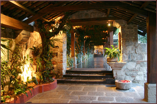 entrance to Casa Santo Domingo Hotel, Antigua, Guatemala