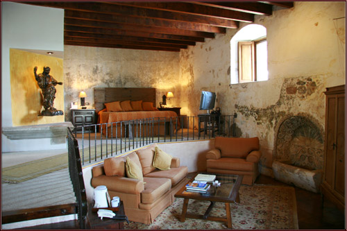 accommodations at Casa Santo Domingo Hotel, Antigua, Guatemala